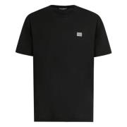 Dolce & Gabbana Nero T-Shirt Black, Herr