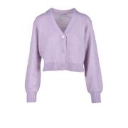 Weili Zheng Lila Cardigan för Kvinnor Purple, Dam