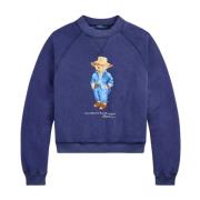 Polo Ralph Lauren Stilren Sweatshirt för Män Blue, Dam