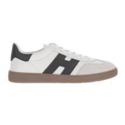 Hogan Läder Sneakers med Mocka Insatser White, Herr