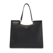 Dolce & Gabbana Lyxig lädertoteväska Black, Dam