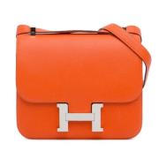 Hermès Vintage Pre-owned Laeder axelremsvskor Orange, Dam