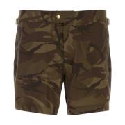 Tom Ford Stiliga tryckta simshorts Multicolor, Herr