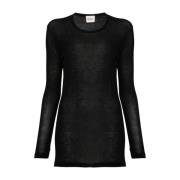 Khaite Svart Morton Top Black, Dam