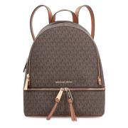 Michael Kors Stilren Coated Canvas Ryggsäck Brown, Dam