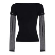 Sportmax Top Alcide Black, Dam