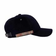 Paul Smith Svart ullig Baya Side Cap Black, Unisex