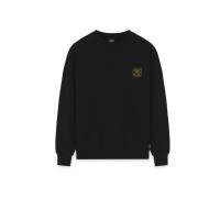 Propaganda Bomullströjor Crewneck Army Black, Herr