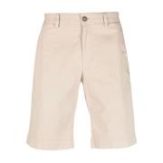 Sunspel Ljus Sten Klassiska Chino Shorts Beige, Herr