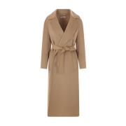 Max Mara Brun Ull Wrap Kappa Brown, Dam