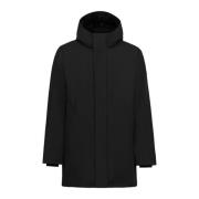 People of Shibuya Nylon Elastan Jacka Akupm781-999 Black, Herr