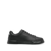 Dolce & Gabbana Svarta Sneakers Lyx Komfort Stil Black, Herr