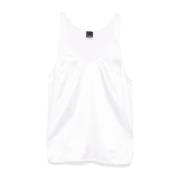 Pinko Vit Topwear för Kvinnor Ss25 White, Dam