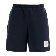 Thom Browne Marin Ripstop och Ull Shorts Combo Blue, Herr