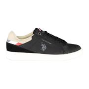 U.s. Polo Assn. Sportiga Herrskor Svart Kontrasttryck Black, Herr