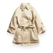 Fay Kort City Trench Jacka Beige, Dam