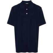 Jacquemus Navy Blue Polo Shirt Herrmode Blue, Herr