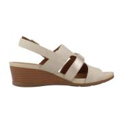 Geox Stiliga Wedges för Kvinnor Beige, Dam