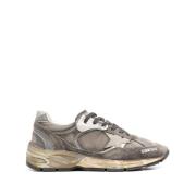 Golden Goose Distressed Sneakers med Snøring Brown, Herr