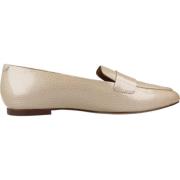 Geox Stiliga Loafers med Marsilea Detalj Beige, Dam