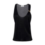 Elisabetta Franchi Svarta T-shirts och Polos Black, Dam