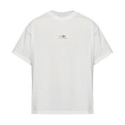 MM6 Maison Margiela Logotyp-T-shirt White, Herr