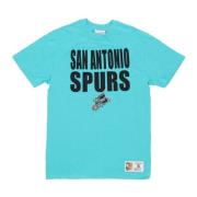 Mitchell & Ness NBA Spurs Firande Tee Blue, Herr