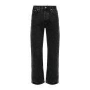 Sunflower Tvättad Svart Standard Jeans Black, Herr