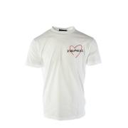 Dsquared2 Vit Bomull Herr T-shirt White, Herr