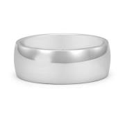 Nialaya Nialaya Silver Band Ring Gray, Herr