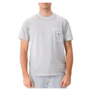 Stone Island Grå Bröstficka T-shirt Gray, Herr