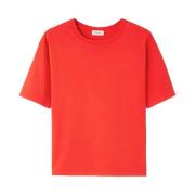 American Vintage Vintage T-shirt Fiz02A Red, Dam