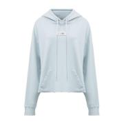 MM6 Maison Margiela Bianco Sweatshirt Dammode Ss25 Blue, Dam