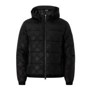 Emporio Armani EA7 Sart adderad Jacka med Hua Black, Herr