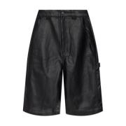 Carhartt Wip Eko lädershorts Black, Dam