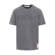 Golden Goose Grå Noos Crew Neck T-shirt Gray, Herr