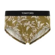 Tom Ford Stretch Bomull Tryckt Briefs Multicolor, Herr