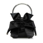 Jimmy Choo Snygg Svart Läder Bucket Bag Black, Dam