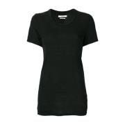 Isabel Marant Étoile Svart Kilian Tee Shirt Black, Dam