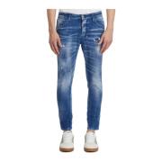 Dsquared2 Denim Skater Byxor Blue, Herr