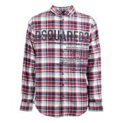 Dsquared2 Casual Shirts Red, Herr