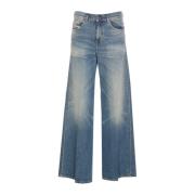 Diesel Svarta Denim Jeans 1978 Stil Blue, Dam