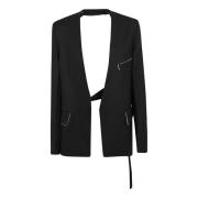 Victoria Beckham Svart Blazer Elegant Stil Black, Dam