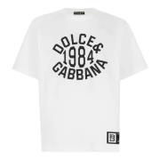 Dolce & Gabbana Modern Re-Edition T-shirt White, Herr