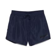 Diesel Midnight Blue Badshorts Elastisk Midja Black, Herr