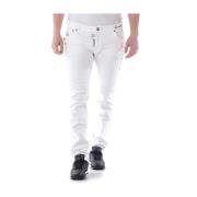 Daniele Alessandrini Vit Casual Skjorta Pj4610L0913831 White, Herr