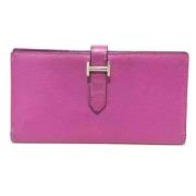 Hermès Vintage Pre-owned Laeder plnbcker Purple, Dam