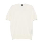 Tom Ford Vit T-shirt för män White, Herr