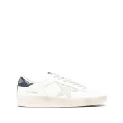 Golden Goose Vita Midnattsblå Sneakers med Paneler White, Herr