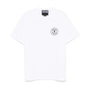 Versace Jeans Couture Vita Crew Neck T-shirts och Polos White, Herr